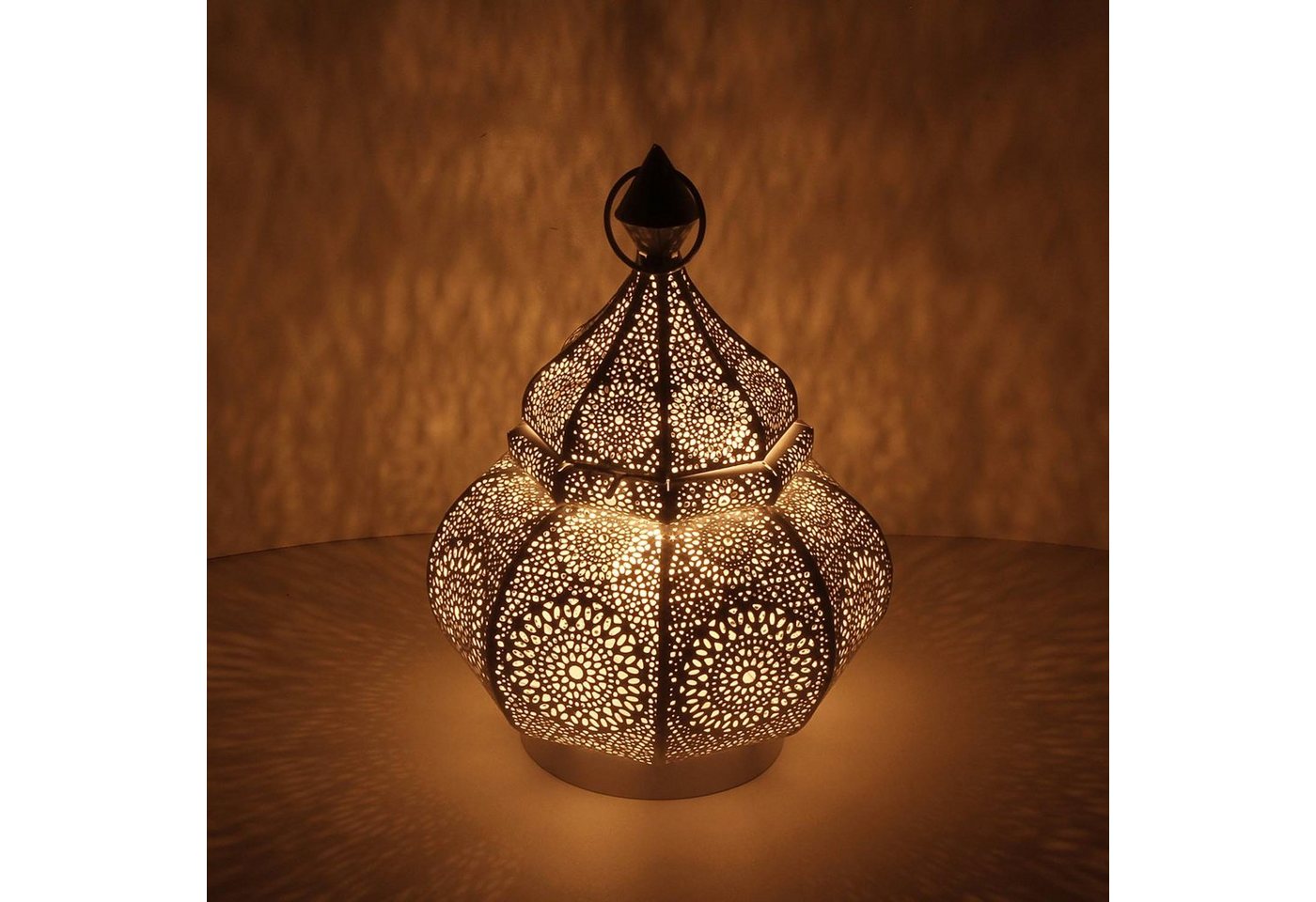 Casa Moro Windlicht Orientalisches Windlicht Anida gold 30cm Metall (Marokkanische Tischlaterne Gartenlaterne, Kerzenhalter hängend oder stehend), Schöne Laterne für Muttertag Ostern Feier Deko Geschenk LN2060 von Casa Moro