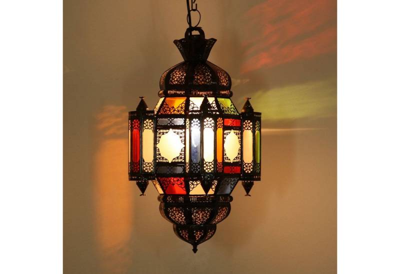 Casa Moro Deckenleuchte Marokkanische Deckenlampe Hängeleuchte Moula-Maurice Multi, ohne Leuchtmittel, Prachtvolle Ramadan Leuchte wie aus 1001 NAcht L1357 von Casa Moro