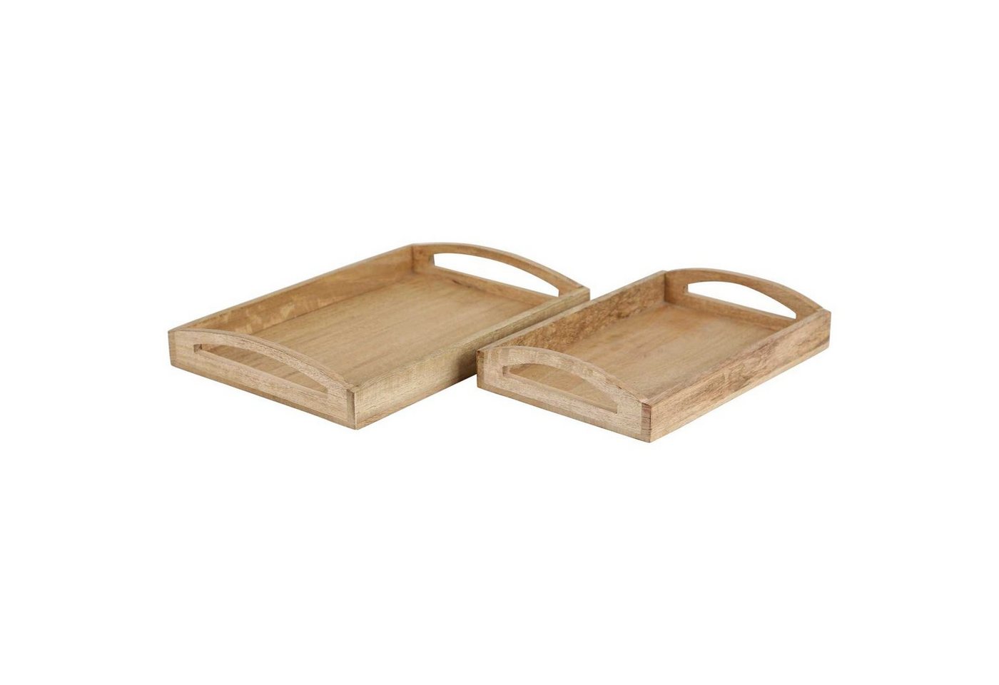 Casa Moro Dekotablett Holz Tablett HTB2 2er Set rechteckig mit Griff Serviertablett, Handgefertigt, Geschenkidee Ramadan Casa Moro Dekotablett Holz Tablett HTB2 2er Set rechteckig mit Griff Serviertablett, Handgefertigt, Geschenkidee Ramadan von Casa Moro