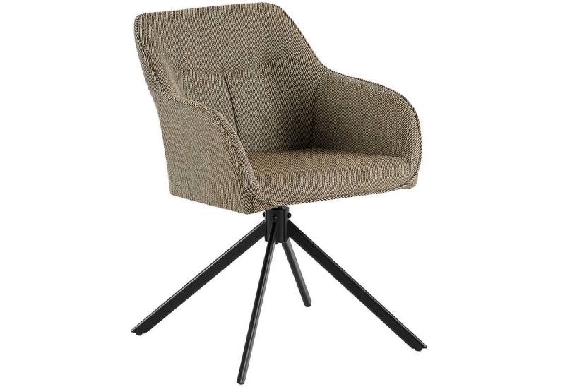 Casa Moro Esszimmerstuhl Esszimmerstuhl mit Armlehnen – 360° Drehbarer Polsterstuhl - Stativ, Sitzschale mit Armlehnen und stützender Rückenlehne Casa Moro Esszimmerstuhl Esszimmerstuhl mit Armlehnen – 360° Drehbarer Polsterstuhl - Stativ, Sitzschale mit Armlehnen und stützender Rückenlehne von Casa Moro