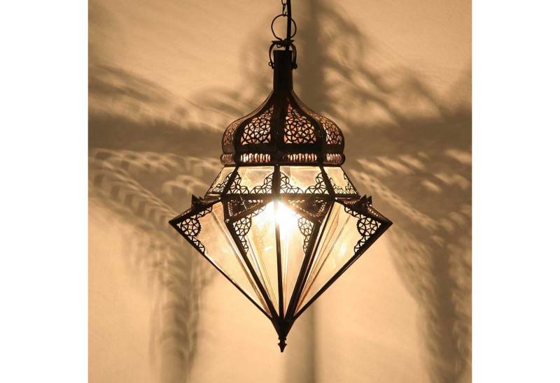 Casa Moro Hängeleuchte Orientalische Lampe Jawhara Transparent, ohne Leuchtmittel, Marokkanische Leuchte Ramadan Hängelampe von Casa Moro