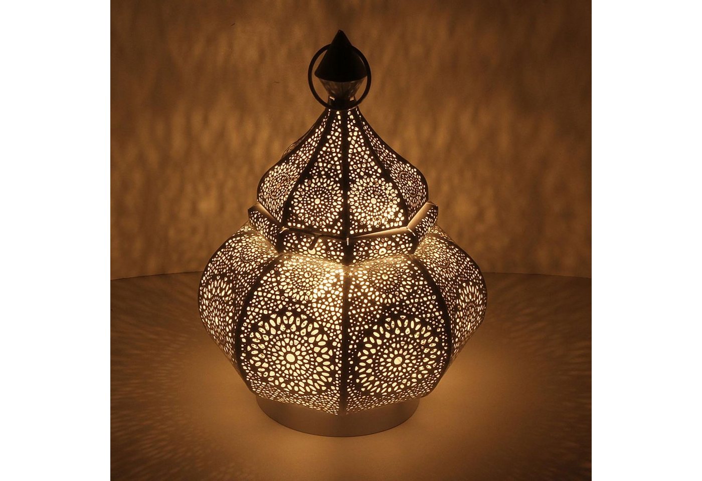 Casa Moro Bodenwindlicht Orientalische Laterne Abir Schwarz 30cm Windlicht (Marokkanischer Kerzenhalter Deko Leuchte, 1 St), originelle Geschenk Idee Ostern Muttertag LN2040 von Casa Moro