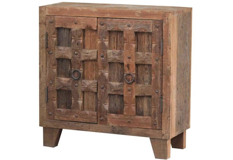 Casa Moro Kommode Orientalische Kommode Sefrou 95x40x95 cm (B/T/H) Antik-Stil (Echtholz Sideboard schmal Braun aus Massiv-Holz handgeschnitzt), Vintage Nachttisch, CAC70770 von Casa Moro