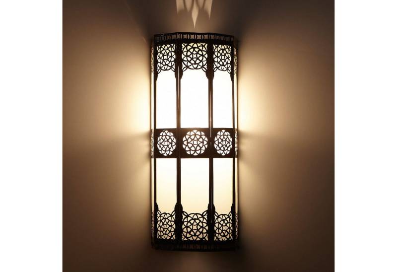 Casa Moro Wandleuchte Orientalische Wandlampe marokkanische Wandleuchte Resmi H 44, ohne Leuchtmittel, Schöne Dekoration für Wand & Flur, Kunsthandwerk aus Marrakesch, L1421 von Casa Moro