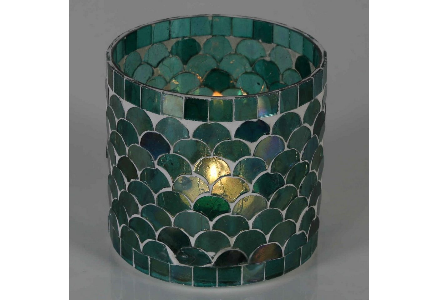 Casa Moro Windlicht Orientalisches Mosaik Windlicht Athen Grün aus Glas handgefertigt (Boho Chic Teelichthalter Kerzenständer Kerzenhalter, Glaswindlicht in den Größen S und M oder als 2er Set bestellbar), Ramadan Eid Mubarak Dekoration von Casa Moro
