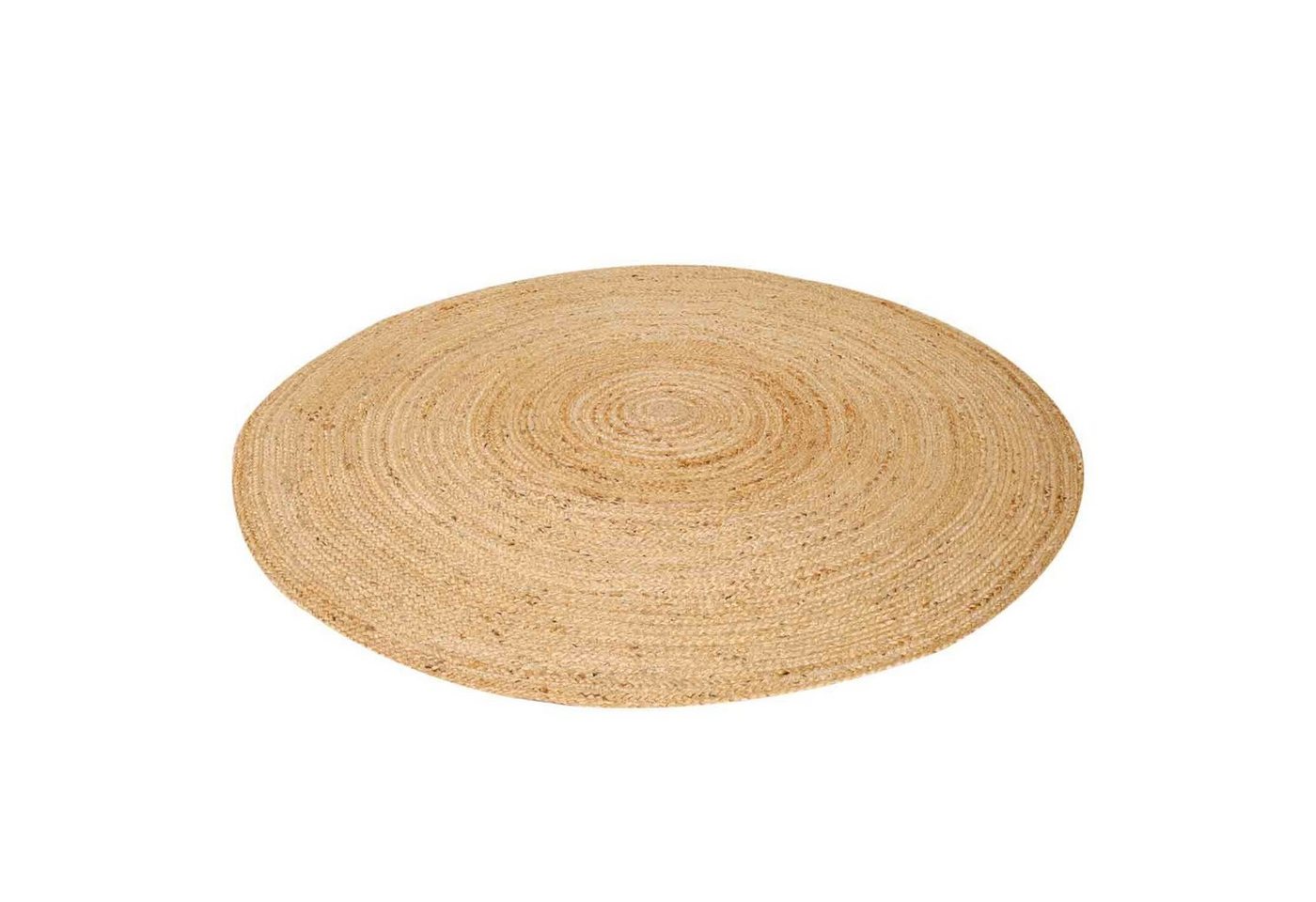 Teppich Jute Teppich Tamani Natur rund, Teppich-Läufer im Boho-Style, Casa Moro, rund, aus 100% Naturfaser Jute handgeflochten von Casa Moro