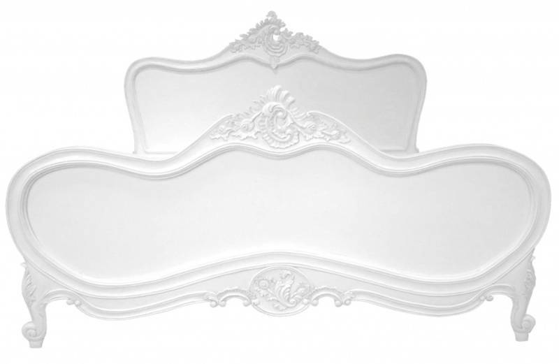 Barock Bett Maison Paris WeiÃ 180 x 200 cm aus der Luxus Kollektion von Casa Padrino von Casa Padrino