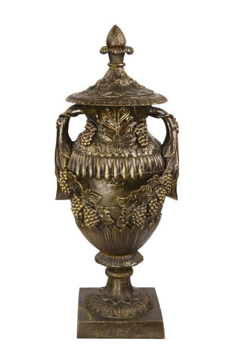 Casa Padrino Antik Stil Gartenfigur Urne - Gusseisen - Bronze Look Casa Padrino Antik Stil Gartenfigur Urne - Gusseisen - Bronze Look von Casa Padrino