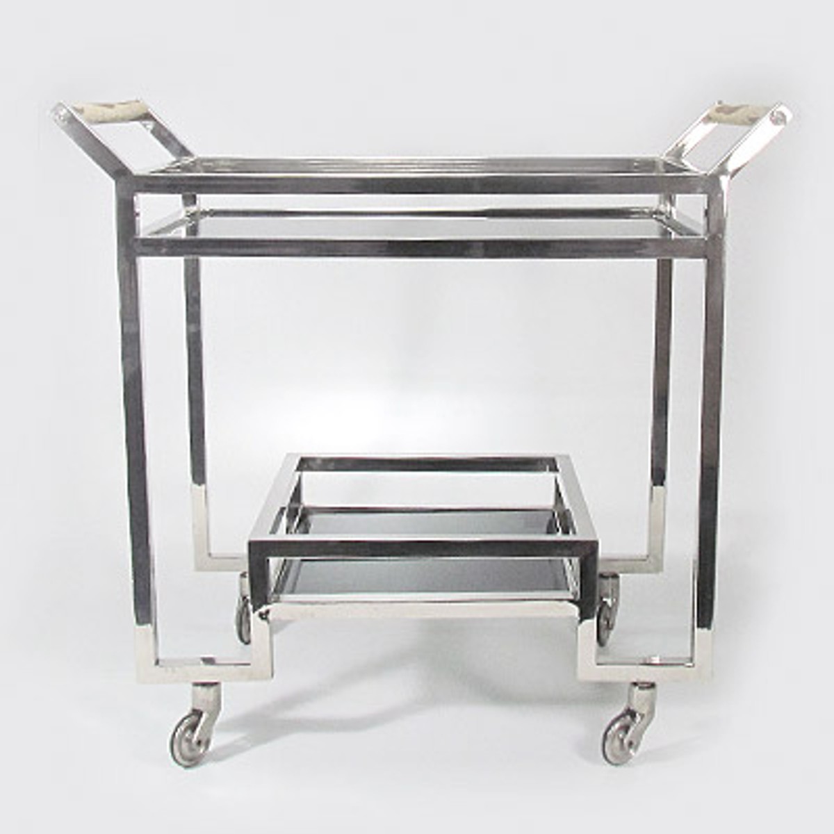 Casa Padrino Bar Trolley Servierwagen aus Messing vernickelt 74 x 40 x H. 69 cm - Hotel & Restaurant Einrichtung Möbel Casa Padrino Bar Trolley Servierwagen aus Messing vernickelt 74 x 40 x H. 69 cm - Hotel & Restaurant Einrichtung Möbel von Casa Padrino