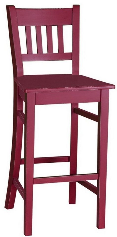 Casa Padrino Barhocker Landhausstil Barstuhl 47 x 47 x H. 107 cm - Verschiedene Farben - Landhausstil Shabby Chic Möbel von Casa Padrino