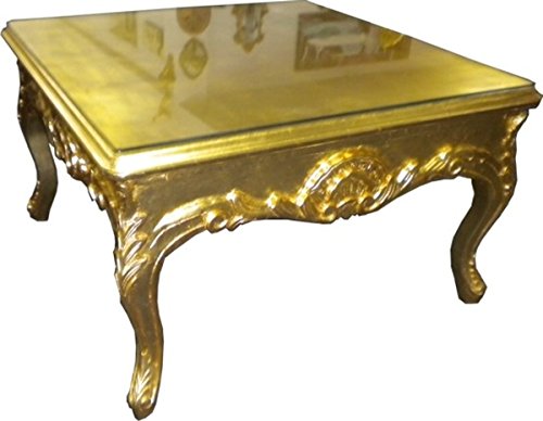 Casa Padrino Barock Beistelltisch Gold - Couch Tisch - Wohnzimmer Tisch - Couchtisch von Casa Padrino