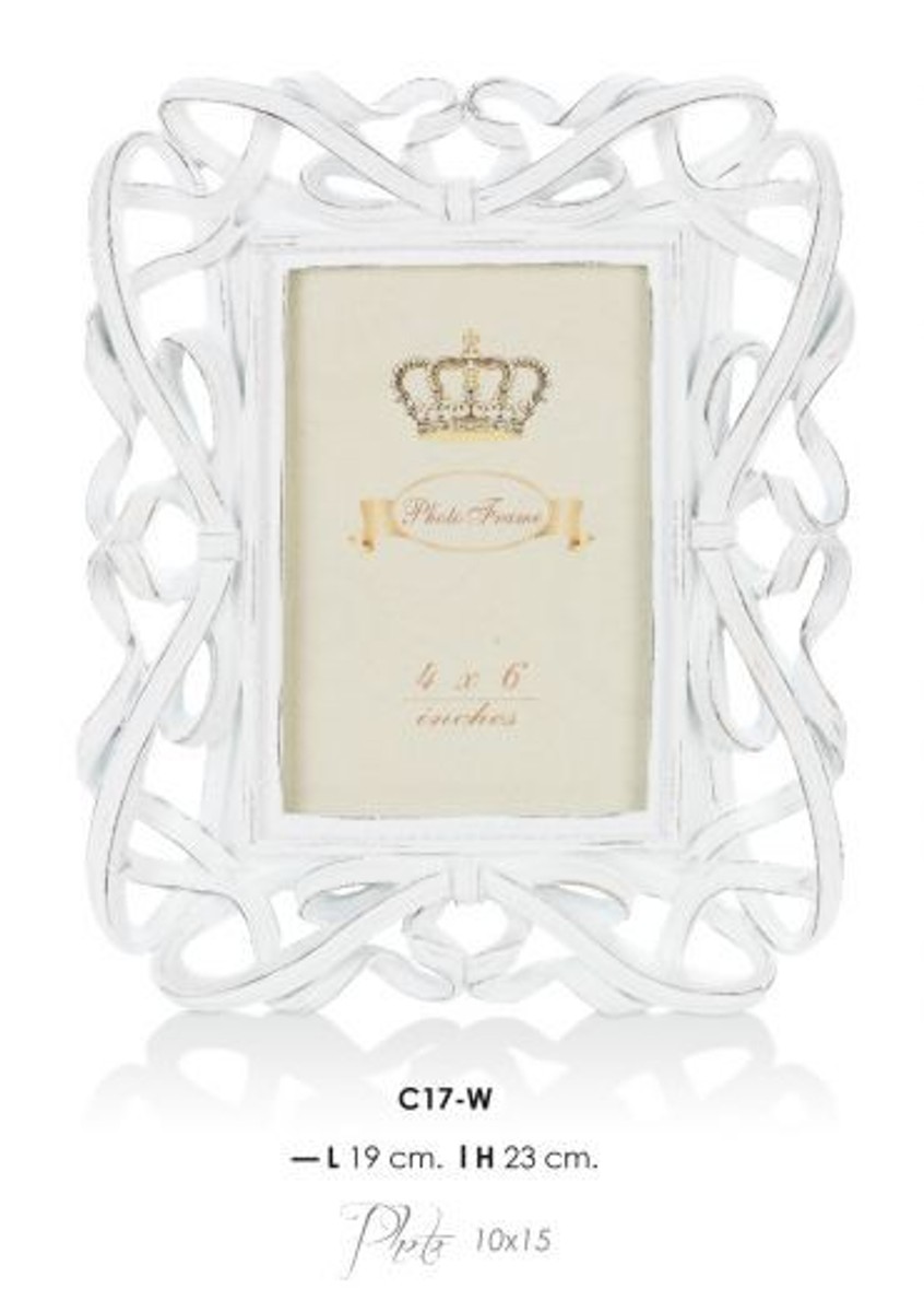 Casa Padrino Barock Bilderrahmen Weià Antik Stil 23 x 19 cm - Bilder Rahmen Foto Rahmen Jugendstil Antik Stil Mod AX8 Casa Padrino Barock Bilderrahmen Weià Antik Stil 23 x 19 cm - Bilder Rahmen Foto Rahmen Jugendstil Antik Stil Mod AX8 von Casa Padrino