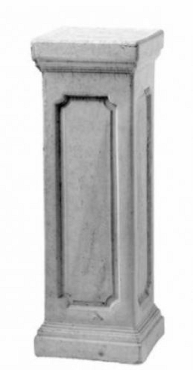 Casa Padrino Barock Deko Säule Grau 27 x 27 x H. 76 cm - Prunkvolle Beton Säule im Barockstil Casa Padrino Barock Deko Säule Grau 27 x 27 x H. 76 cm - Prunkvolle Beton Säule im Barockstil von Casa Padrino