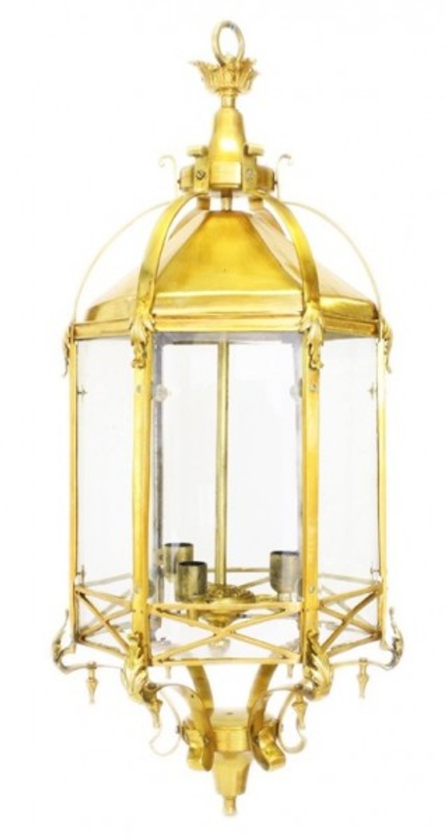 Casa Padrino Barock Hängeleuchte Gold - Restaurant - Hotel Lampe Leuchte Laterne Casa Padrino Barock Hängeleuchte Gold - Restaurant - Hotel Lampe Leuchte Laterne von Casa Padrino