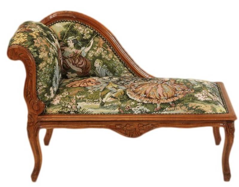 Casa Padrino Barock Kinder Chaiselongue Mod2 Gobelin  / Braun - Antik Stil Casa Padrino Barock Kinder Chaiselongue Mod2 Gobelin  / Braun - Antik Stil von Casa Padrino