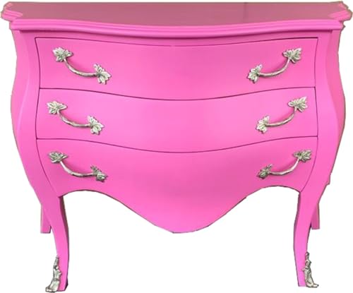 Casa Padrino Barock Kommode 120 cm Pink/Gold - Sideboards Barockmöbel von Casa Padrino