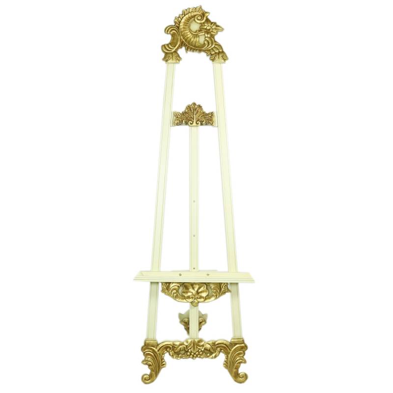 Casa Padrino Barock Schild Ständer in Creme/Gold - Hotel, Cafe, Restaurant, Ladeneinrichtung, Shop Einrichtung Casa Padrino Barock Schild Ständer in Creme/Gold - Hotel, Cafe, Restaurant, Ladeneinrichtung, Shop Einrichtung von Casa Padrino