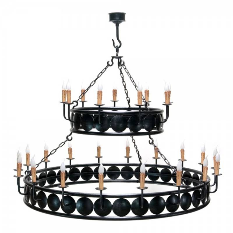 Casa Padrino Barock Schmiedeeisen Kronleuchter 27-Flammig Hängeleuchte Lüster Hängelampe Deckenlampe Burg Schloss Leuchter Casa Padrino Barock Schmiedeeisen Kronleuchter 27-Flammig Hängeleuchte Lüster Hängelampe Deckenlampe Burg Schloss Leuchter von Casa Padrino