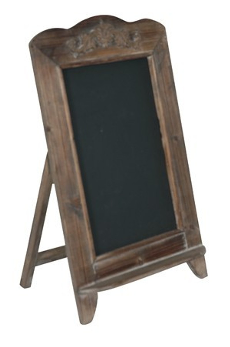 Casa Padrino Barock Schultafel mit Ständer, Schreibtafel aus Holz, Antik-Look, braun Casa Padrino Barock Schultafel mit Ständer, Schreibtafel aus Holz, Antik-Look, braun von Casa Padrino