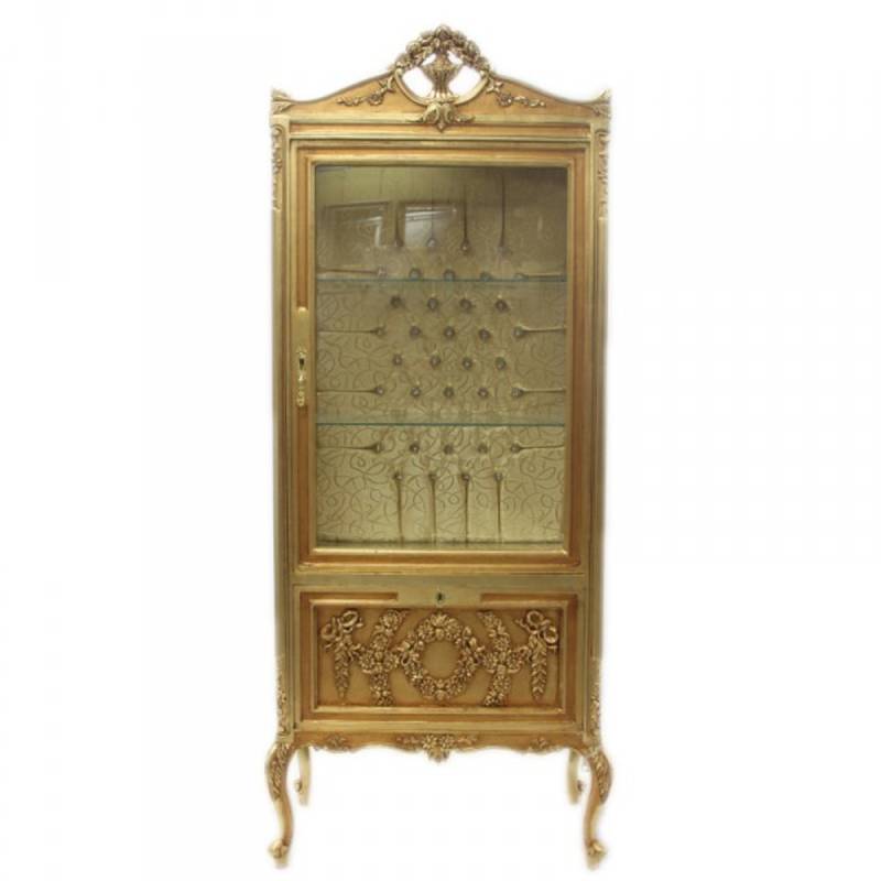 Casa Padrino Barock Vitrine Gold ModF2 - Vitrinenschrank von Casa Padrino