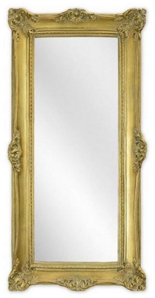 Casa Padrino Barockspiegel Barock Spiegel Gold 25,2 x H. 51,4 cm - Antik Stil Wandspiegel - Wohnzimmer Spiegel - Garderoben Spiegel - Barock Möbel von Casa Padrino