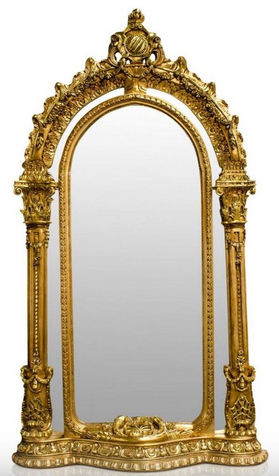 Casa Padrino Barockspiegel Barock Standspiegel Gold 134 x H. 257 cm - Edel & Prunkvoll von Casa Padrino