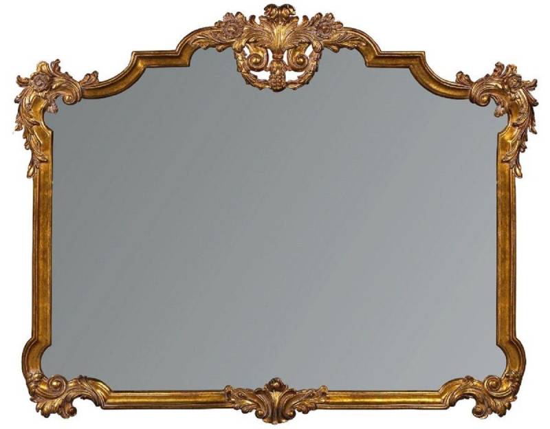 Casa Padrino Barockspiegel Luxus Barock Spiegel Antik Gold - Prunkvoller Wandspiegel im Barockstil - Antik Stil Garderoben Spiegel - Wohnzimmer Spiegel - Barock Deko Accessoires von Casa Padrino