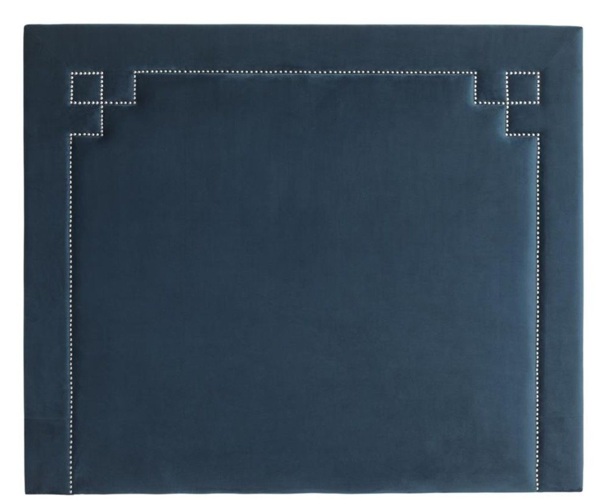 Casa Padrino Bett Bett-Kopfteil Blau 180 x H. 150 cm - Schlafzimmermöbel von Casa Padrino