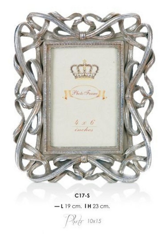 Casa Padrino Bilderrahmen Barock Bilderrahmen Silber Antik Stil 23 x 19 cm - Bilder Rahmen Foto Rahmen Jugendstil Antik Stil Mod AX9 Casa Padrino Bilderrahmen Barock Bilderrahmen Silber Antik Stil 23 x 19 cm - Bilder Rahmen Foto Rahmen Jugendstil Antik Stil Mod AX9 von Casa Padrino
