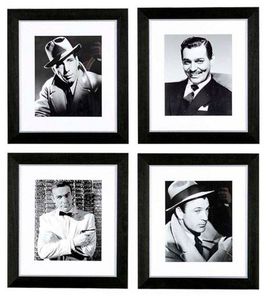 Casa Padrino Bilderrahmen Bilder Set 4 Gentlemen Dunkelbraun / Silber 43 x H. 48 cm - Luxus Wanddekoration Casa Padrino Bilderrahmen Bilder Set 4 Gentlemen Dunkelbraun / Silber 43 x H. 48 cm - Luxus Wanddekoration von Casa Padrino