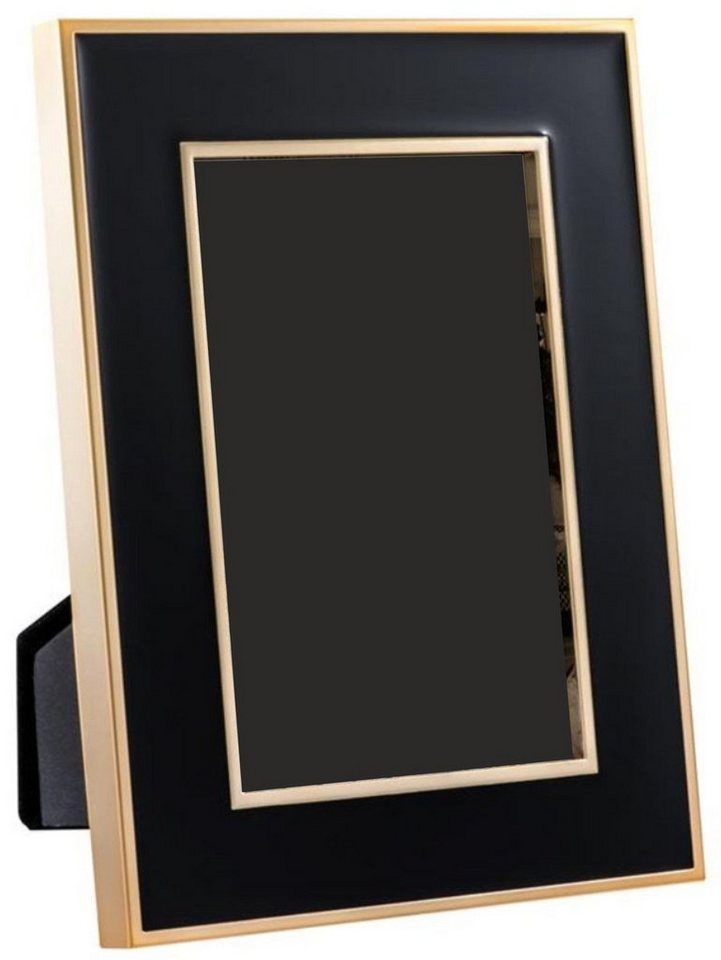Casa Padrino Bilderrahmen Tisch-Bilderrahmen 6er Set Schwarz / Gold 15 x H. 21 cm - Luxus Deko Accessoires von Casa Padrino