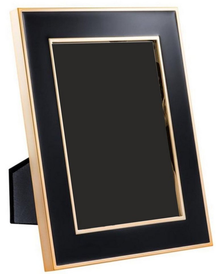 Casa Padrino Bilderrahmen Tisch-Bilderrahmen 6er Set Schwarz / Gold 17,5 x H. 23 cm - Luxus Deko Accessoires von Casa Padrino
