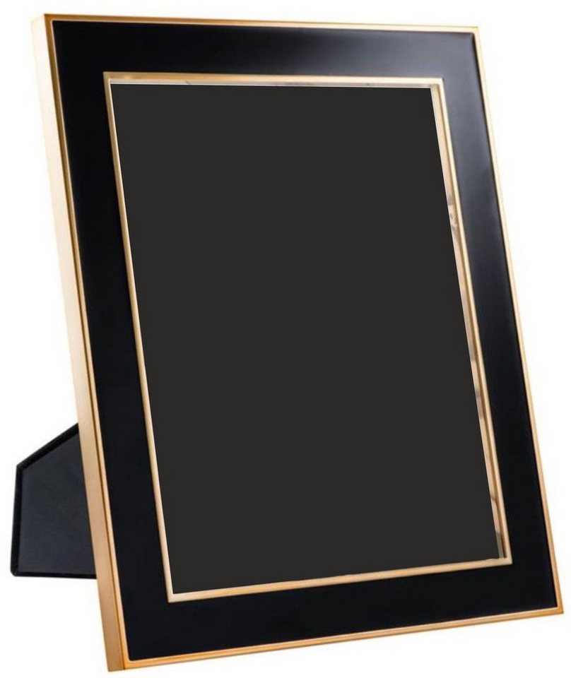 Casa Padrino Bilderrahmen Tisch-Bilderrahmen 6er Set Schwarz / Gold 25 x H. 30,5 cm - Luxus Deko Accessoires von Casa Padrino