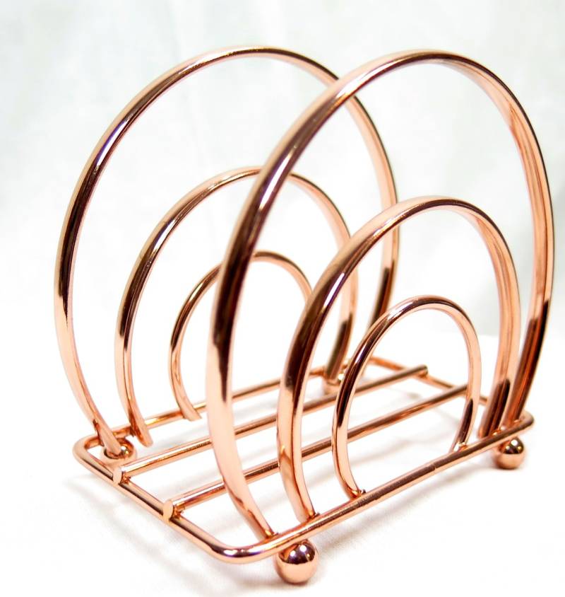 Casa Padrino Briefumschlag Ständer Rosegoldfarben 12 x 6.5 cm x H10.5cm - Brief Umschlag Halter - Büro Accessoires Casa Padrino Briefumschlag Ständer Rosegoldfarben 12 x 6.5 cm x H10.5cm - Brief Umschlag Halter - Büro Accessoires von Casa Padrino