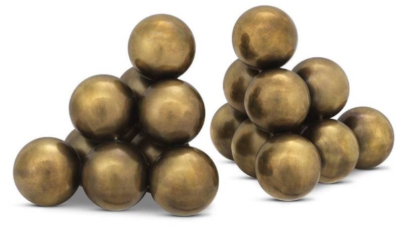 Casa Padrino Buchstütze Luxus Edelstahl Buchstützen Set Vintage Messing 14 x 14 x H. 14 cm - Schreibtisch Deko - Wohnzimmer Deko - Deko Accessoires - Luxus Accessoires Casa Padrino Buchstütze Luxus Edelstahl Buchstützen Set Vintage Messing 14 x 14 x H. 14 cm - Schreibtisch Deko - Wohnzimmer Deko - Deko Accessoires - Luxus Accessoires von Casa Padrino