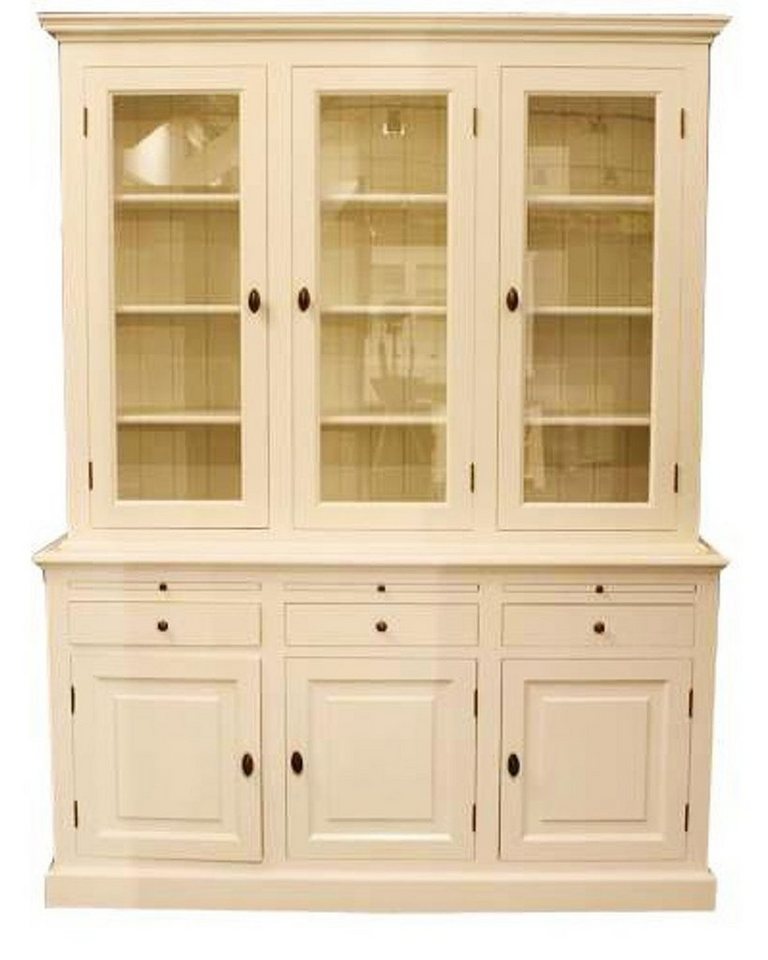 Casa Padrino Buffet Großer Shabby Chic Landhaus Stil Schrank mit 4 Türen und 3 Schubladen - Buffetschrank - Schrank Esszimmer von Casa Padrino