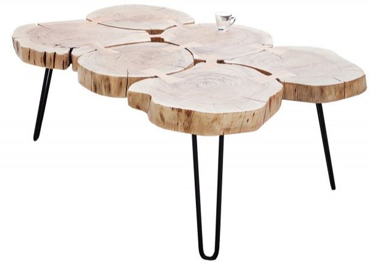 Casa Padrino Couchtisch Designer Massivholz Couchtisch Akazie Natur 115 x H. 40 cm - Massivholz - Salon Tisch - Unikat Casa Padrino Couchtisch Designer Massivholz Couchtisch Akazie Natur 115 x H. 40 cm - Massivholz - Salon Tisch - Unikat von Casa Padrino