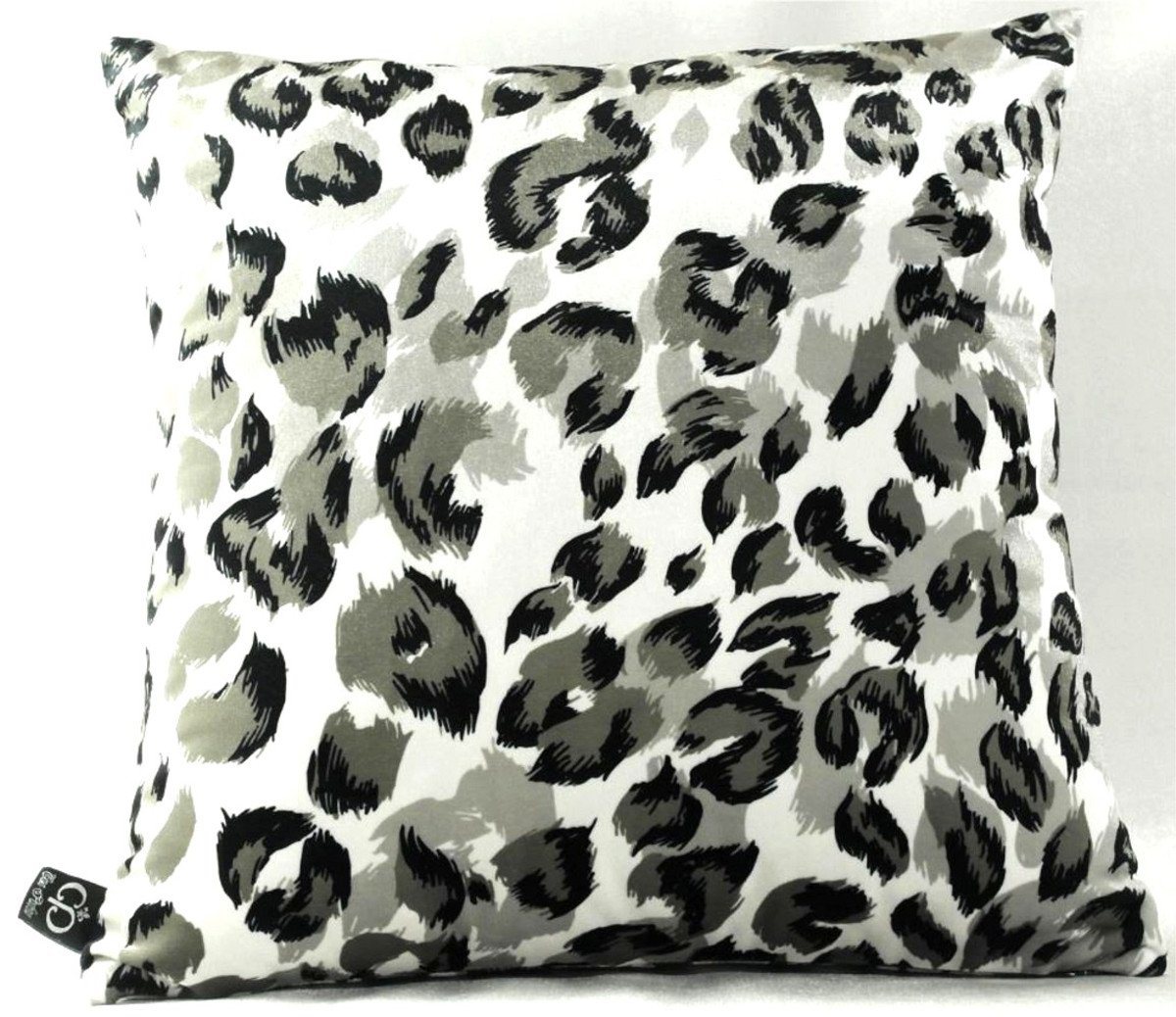 Casa Padrino Dekokissen Luxus Wohnzimmer Deko Kissen Milwaukee Weiß / Schwarz / Grau 45 x 45 cm - Feinster Samtstoff - Luxus Kollektion Casa Padrino Dekokissen Luxus Wohnzimmer Deko Kissen Milwaukee Weiß / Schwarz / Grau 45 x 45 cm - Feinster Samtstoff - Luxus Kollektion von Casa Padrino