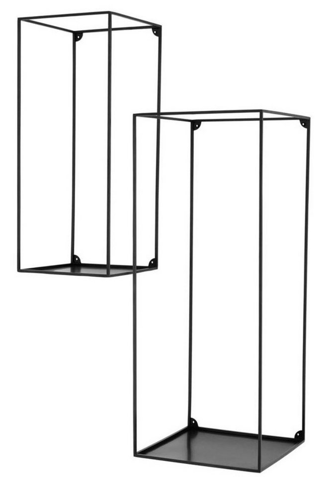 Casa Padrino Dekoobjekt Luxus Deko Wandregale Bronze - Art Deco Möbel von Casa Padrino