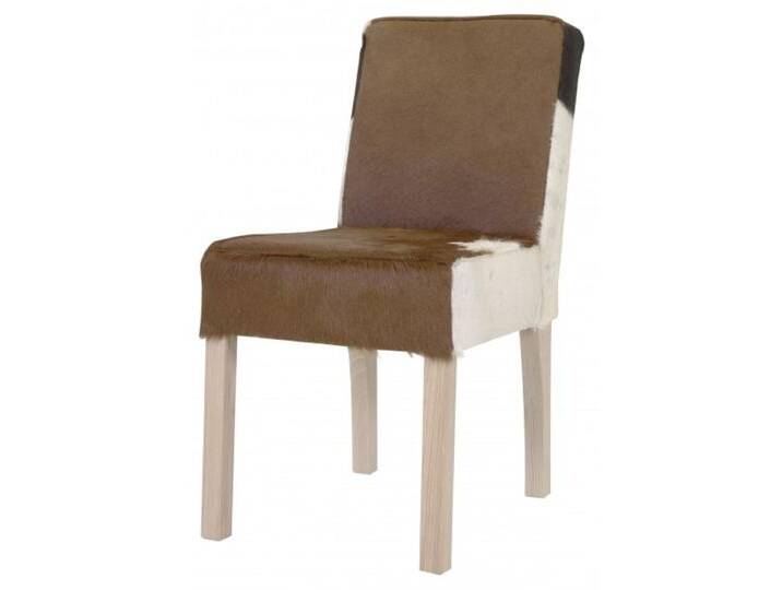 Casa Padrino Designer Esszimmer Stuhl ModEF 35 Kuhfell - Hotelmöbel- Echtes Fell - Holz Buche von Casa Padrino