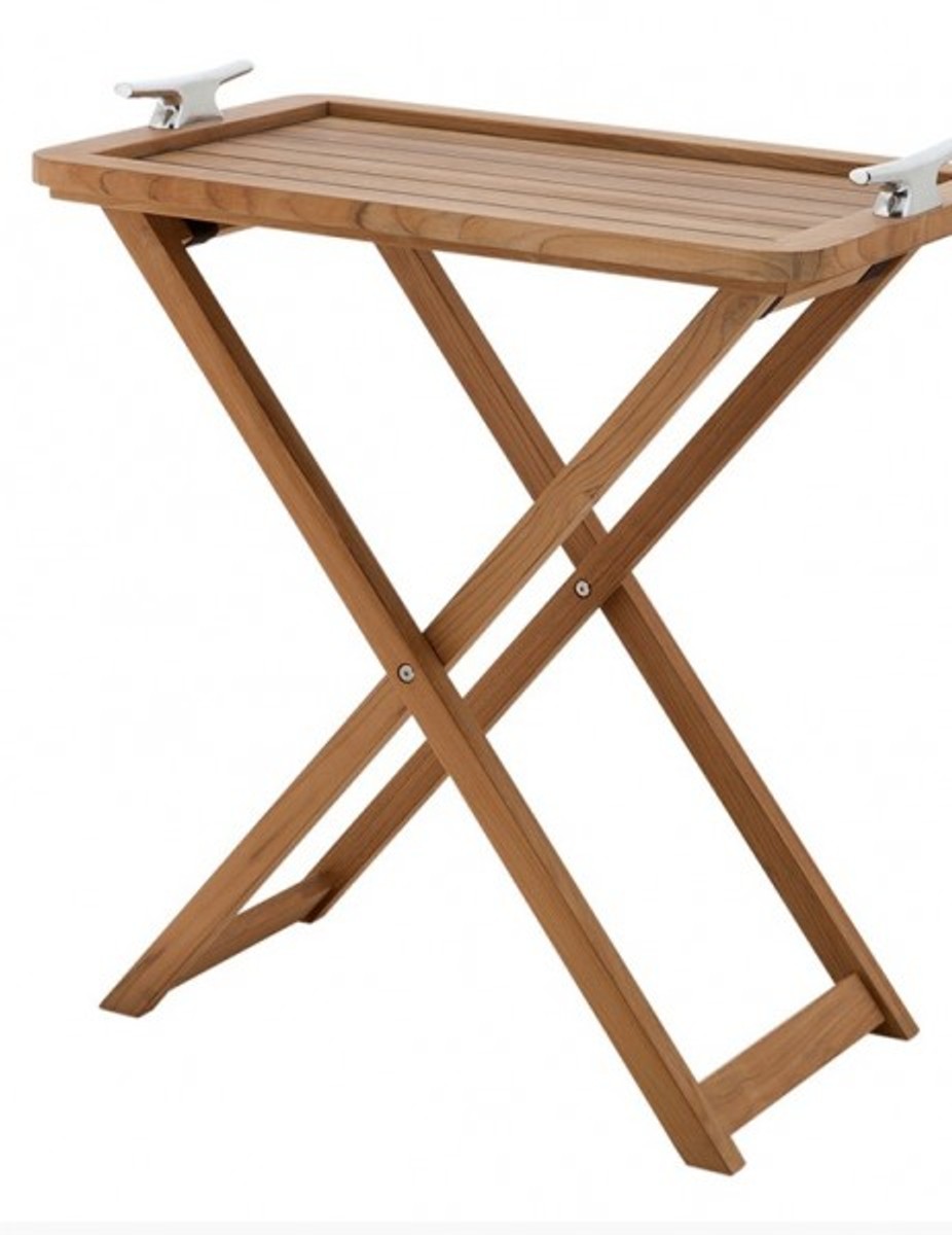 Casa Padrino Designer Luxus Bar Tisch Marine Teak Holz - edel verarbeit Casa Padrino Designer Luxus Bar Tisch Marine Teak Holz - edel verarbeit von Casa Padrino