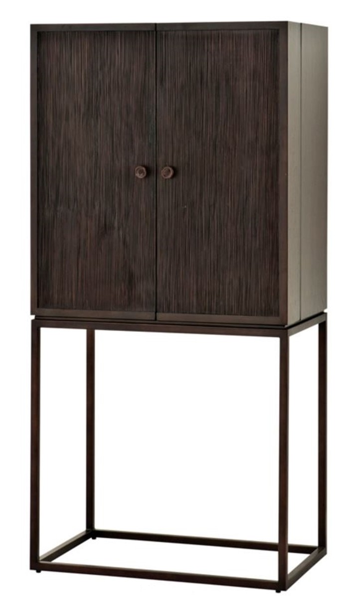 Casa Padrino Designer Weinschrank 81,5 x 50,5 x H. 168 cm - Luxus Kollektion von Casa Padrino