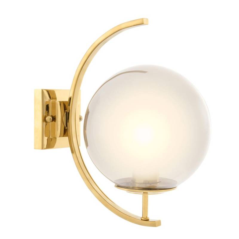 Casa Padrino Designer Wohnzimmer Wandleuchte Gold 20 x 30 x H. 32 cm - Designermöbel Casa Padrino Designer Wohnzimmer Wandleuchte Gold 20 x 30 x H. 32 cm - Designermöbel von Casa Padrino