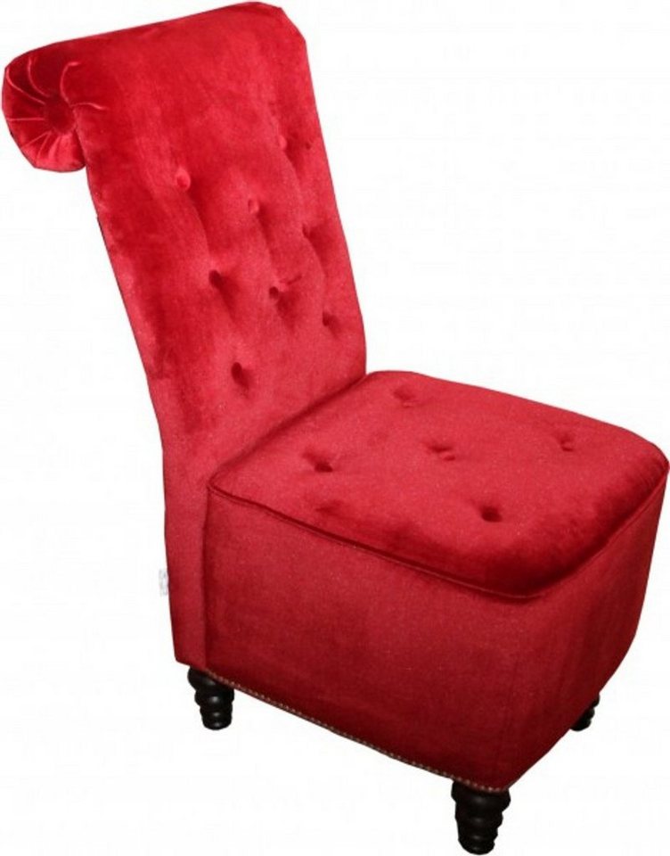 Casa Padrino Esszimmerstuhl Designer Chesterfield Esszimmer Stuhl Bordeaux Rot / Braun von Casa Padrino