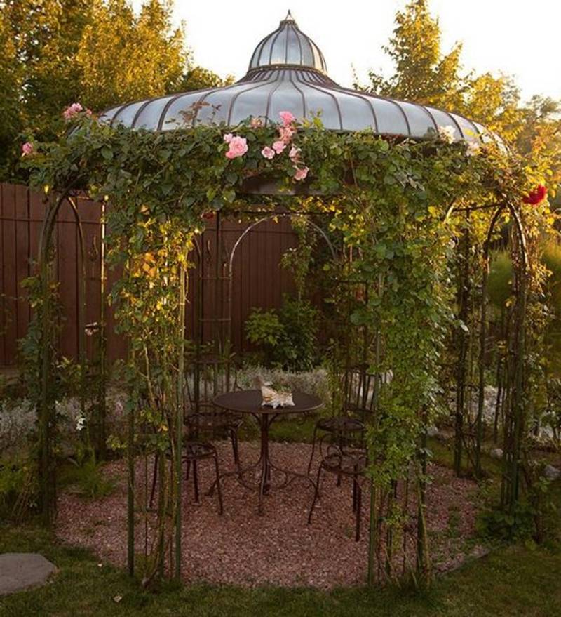 Casa Padrino Gartenpavillon à 325 x H. 350 cm - verschiedene Farben - Pavillon aus Schmiedeeisen mit verzinktem Blechdach Casa Padrino Gartenpavillon à 325 x H. 350 cm - verschiedene Farben - Pavillon aus Schmiedeeisen mit verzinktem Blechdach von Casa Padrino