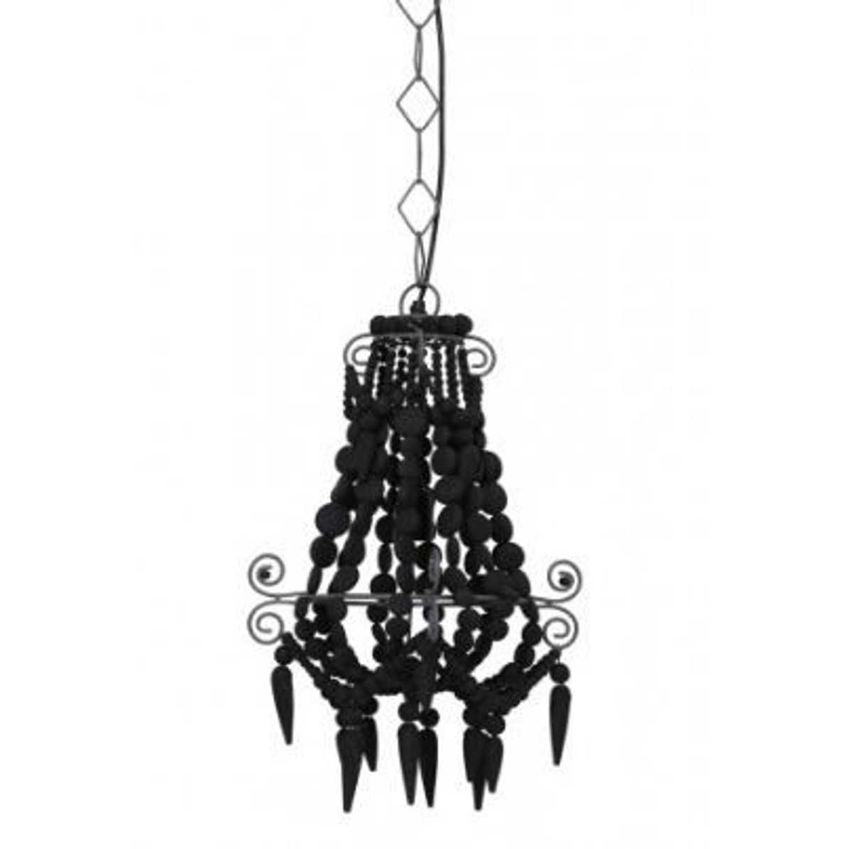 Casa Padrino HÃ¤ngeleuchte Deckenleuchte Schwarz Durchmesser 33 x H 50 cm - MÃ¶bel LÃ¼ster Leuchter Deckenleuchte Deckenlampe von Casa Padrino
