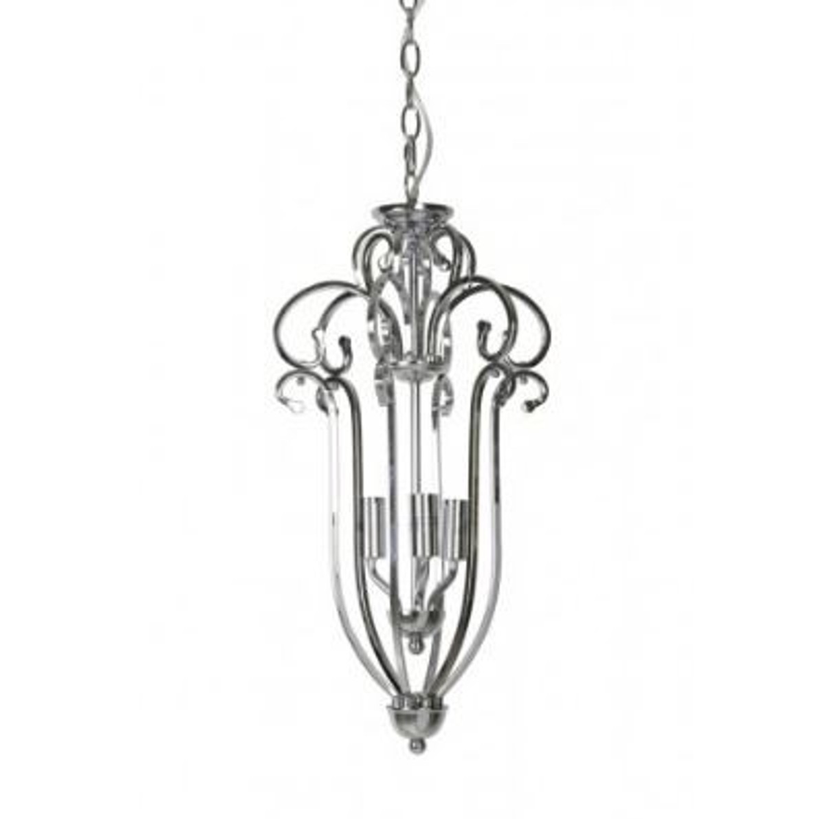 Casa Padrino HÃ¤ngeleuchte Deckenleuchte Silber Durchmesser 28,5 x H 55 cm - MÃ¶bel LÃ¼ster Leuchter Deckenleuchte Deckenlampe von Casa Padrino