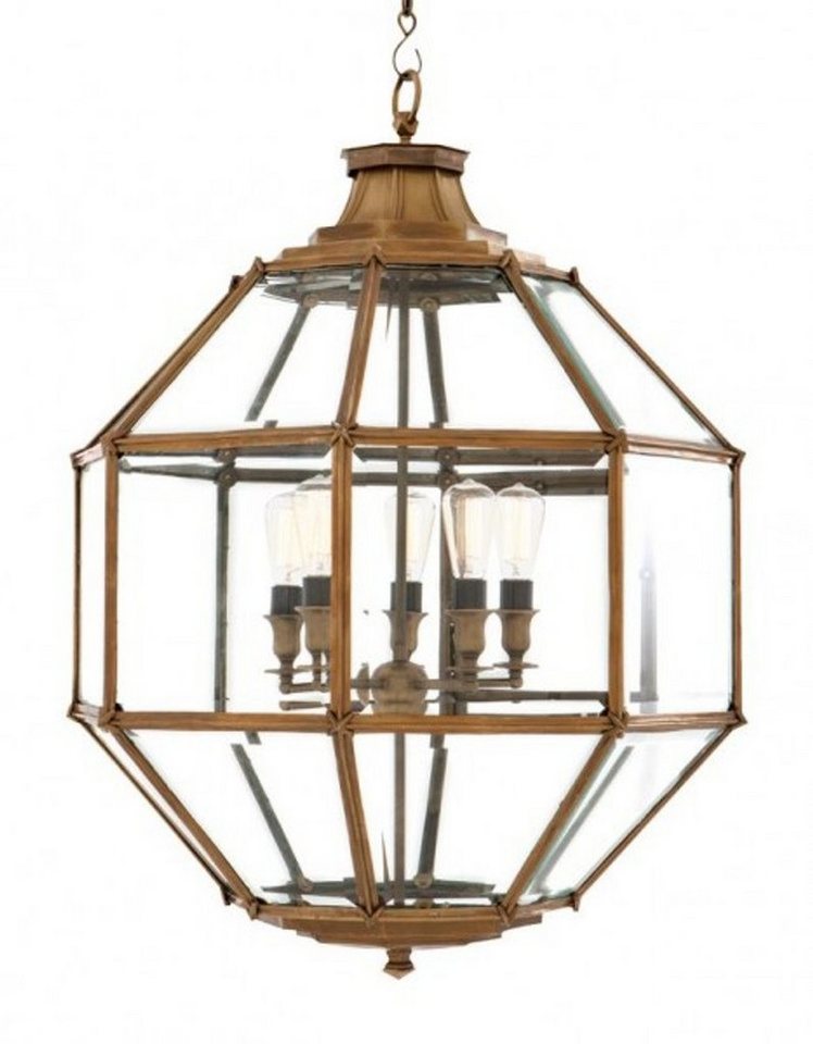 Casa Padrino Hängeleuchte Luxus Laterne - Luxus Messing Hängeleuchte Durchmesser 80 x H 98 cm Casa Padrino Hängeleuchte Luxus Laterne - Luxus Messing Hängeleuchte Durchmesser 80 x H 98 cm von Casa Padrino