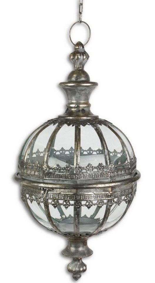 Casa Padrino Kerzenlaterne Jugendstil Hängelaterne Antik Silber Ø 27,5 x H. 53,8 cm - Barock & Jugendstil Deko Accessoires Casa Padrino Kerzenlaterne Jugendstil Hängelaterne Antik Silber Ø 27,5 x H. 53,8 cm - Barock & Jugendstil Deko Accessoires von Casa Padrino