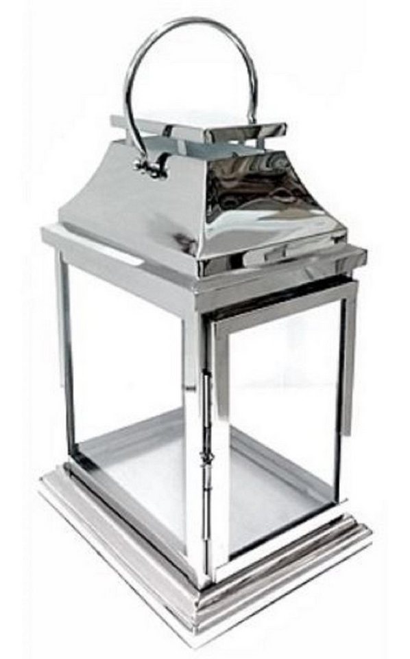 Casa Padrino Kerzenlaterne Luxus Laterne Silber 30 x 22 x H. 44 cm - Hotel & Restaurant Deko Accessoires Casa Padrino Kerzenlaterne Luxus Laterne Silber 30 x 22 x H. 44 cm - Hotel & Restaurant Deko Accessoires von Casa Padrino